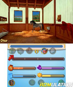 2in1 Horses 3D - My Foal 3D + My Riding Stables 3D - Rivals in the Saddle for 3DS screenshot