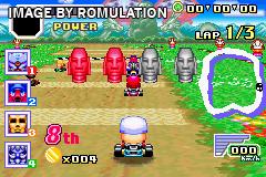 Konami Krazy Racers for GBA screenshot