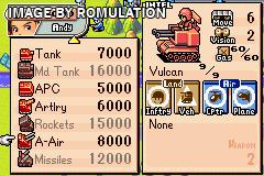 Advance Wars for GBA screenshot