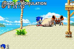 Sonic Advance for GBA screenshot