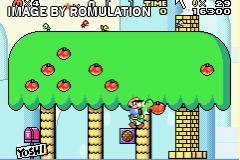 Super Mario Advance 2 - Super Mario World for GBA screenshot