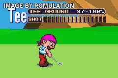 Kurohige no Golf Shiyouyo for GBA screenshot