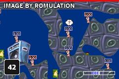 Worms World Party for GBA screenshot