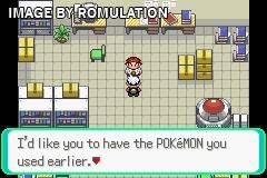 Pokemon - Sapphire Version for GBA screenshot