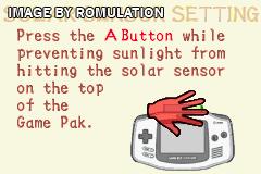 Boktai - The Sun Is in Your Hand for GBA screenshot