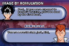 Yu Yu Hakusho - Ghostfiles - Tournament Tactics for GBA screenshot