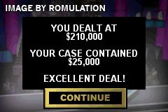 Deal or No Deal for GBA screenshot