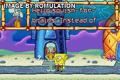 Spongebobs Atlantis SquarePantis for GBA screenshot