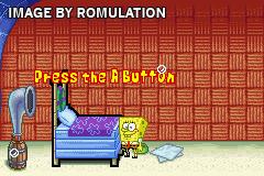 Spongebobs Atlantis SquarePantis for GBA screenshot