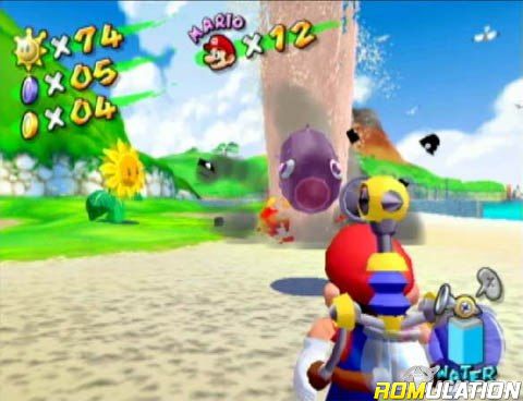 mario sunshine rom mega