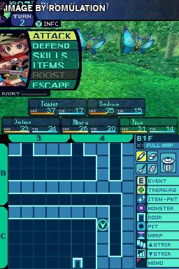 Etrian Odyssey  for NDS screenshot