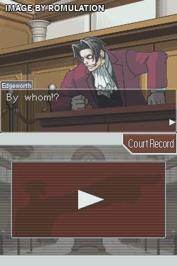 Phoenix Wright - Ace Attorney  for NDS screenshot