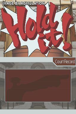 Phoenix Wright - Ace Attorney  for NDS screenshot