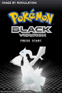 Pokemon - Black Version ROM Download - Nintendo DS(NDS)