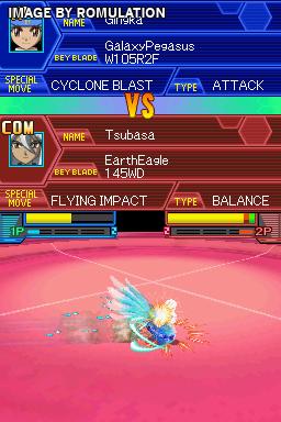 Beyblade - Metal Masters - Nightmare Rex for NDS screenshot