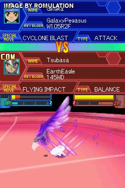 Beyblade - Metal Masters - Nightmare Rex for NDS screenshot