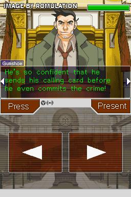 Phoenix Wright - Ace Attorney - Trials and Tribulations  for NDS screenshot