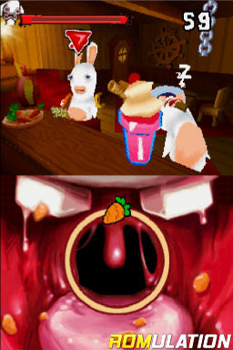 Rayman Raving Rabbids 2  for NDS screenshot