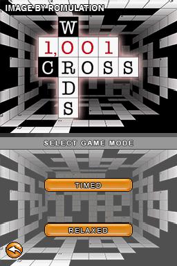 1001 Crosswords for NDS screenshot