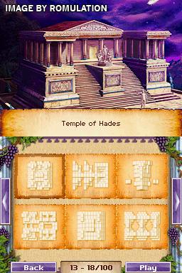 Mahjong Mysteries - Ancient Athena for NDS screenshot