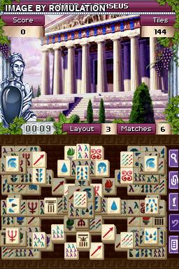 Mahjong Mysteries - Ancient Athena for NDS screenshot