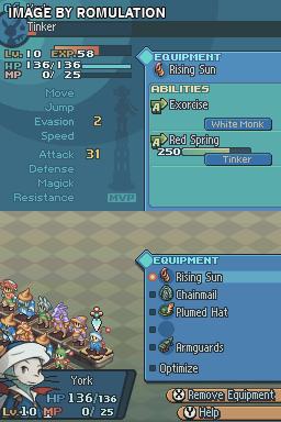 Final Fantasy Tactics A2 - Grimoire of the Rift  for NDS screenshot