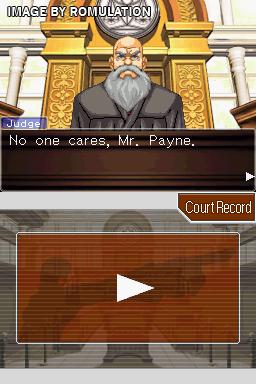 Phoenix Wright - Ace Attorney - Trials and Tribulations  for NDS screenshot