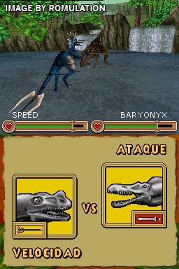 Battle of Giants - Dinosaurs  for NDS screenshot