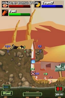 Worms - Open Warfare  for NDS screenshot