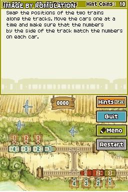 Professor Layton and the Diabolical Box  for NDS screenshot