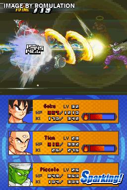 Dragon Ball Z - Attack of the Saiyans  for NDS screenshot