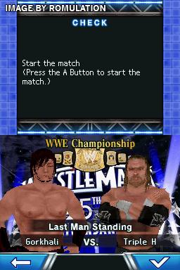 WWE SmackDown vs Raw 2010 featuring ECW  for NDS screenshot