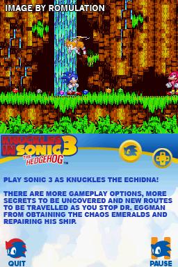 Sonic Classic Collection  for NDS screenshot