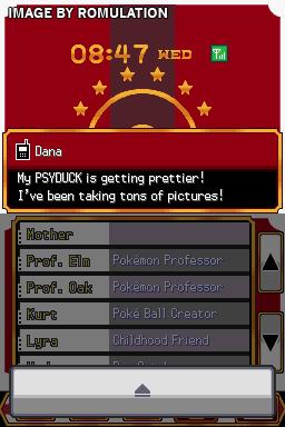 Pokemon - Soul Silver Version  for NDS screenshot