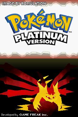 Pokemon - Platinum Version  for NDS screenshot