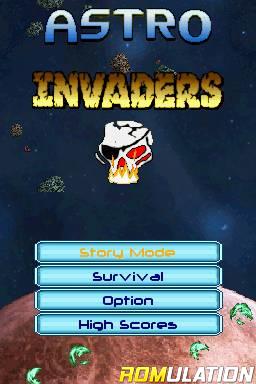 Astro Invaders  for NDS screenshot