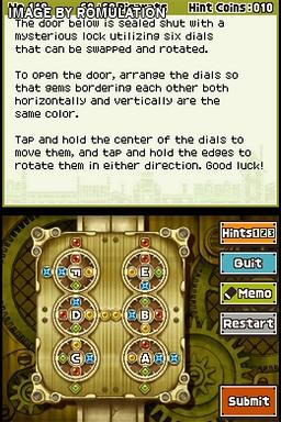 Professor Layton and the Unwound Future  for NDS screenshot