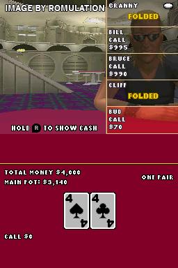 World Championship Poker - Deluxe Series  for NDS screenshot