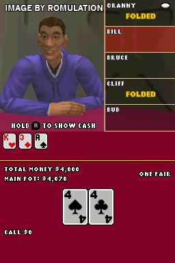 World Championship Poker - Deluxe Series  for NDS screenshot