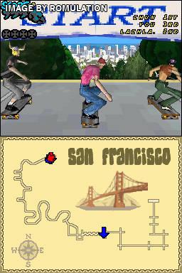 Tony Hawk's Downhill Jam  for NDS screenshot