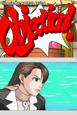 Phoenix Wright - Ace Attorney  for NDS screenshot