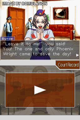 Phoenix Wright - Ace Attorney - Justice For All  for NDS screenshot