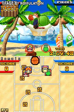 Mario Slam Basketball  for NDS screenshot
