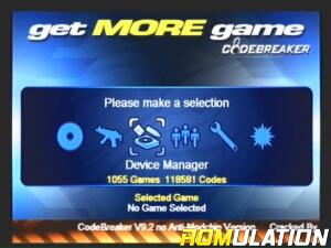 Codebreaker V10 for PS2 screenshot