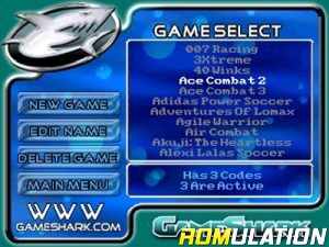 GameShark CDX Version 3.3 (Unl) ROM (ISO) Download for Sony