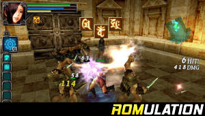 Warriors of the Lost Empire for PSP screenshot