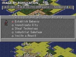Civilization II for PSX screenshot