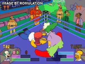 Simpsons Wrestling for PSX screenshot