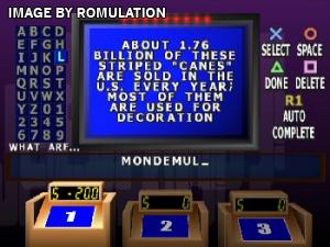 Jeopardy for PSX screenshot