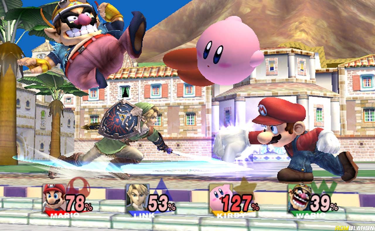 Super Smash Bros Brawl USA.